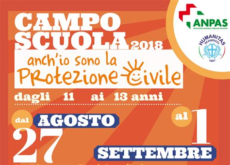 Anche Io Sono La Protezione Civile Aperte Le Candidature Per Il Campo