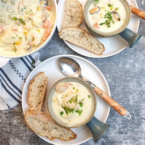 Descubrir 40 Imagen Seafood Chowder Receta Abzlocal Mx