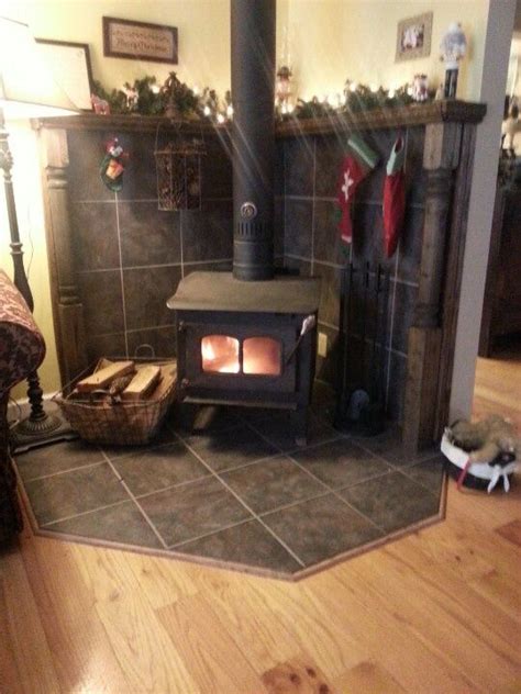 Wood Stove With Mantls Wood Burning Stove Mantle For The Home