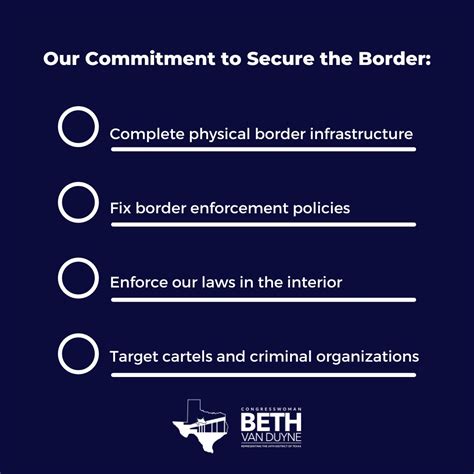 Congresswoman Beth Van Duyne On Twitter Im Committed To Securing Our