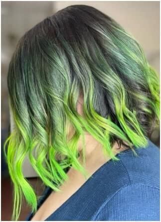 25 Amazing Ombre Black And Green Hair Color Ideas 2024 Hair Everyday