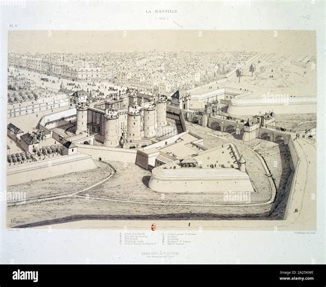 17th century view bastille prison in paris hi-res stock photography and ...