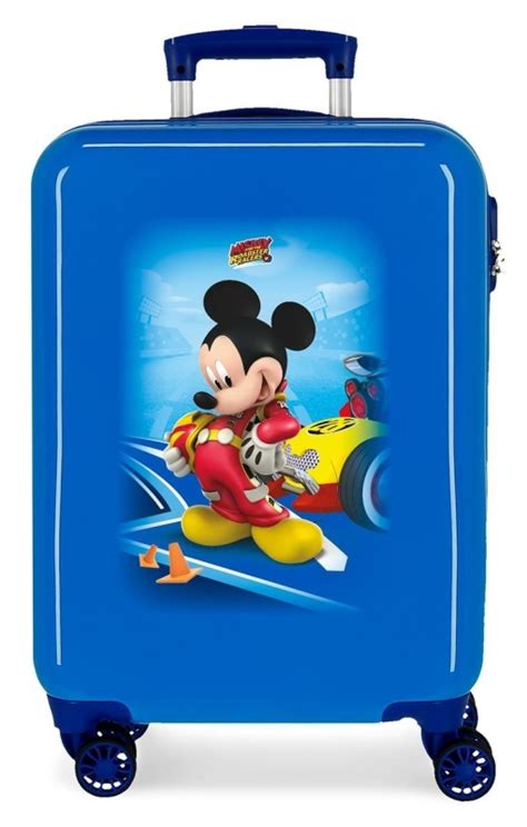 Maleta De Cabina Rígida Lets Roll Mickey Azul con Ofertas en Carrefour