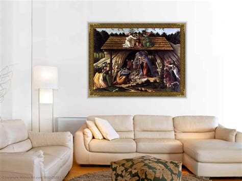 Museum Art Reproductions The Mystical Nativity Detail By