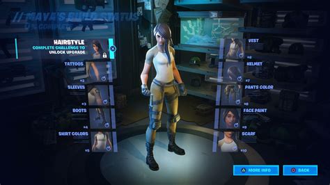 Fortnite Maya S Challenges How To Unlock All Of The Different Styles