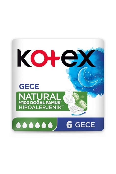 Kotex Natural 6 Uzun Fiyatı, Yorumları - Trendyol