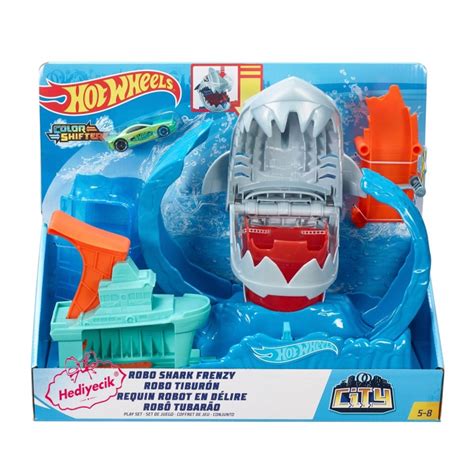 Hot Wheels Robotik Köpek Balığı Renk Değiştiren Oyun Seti