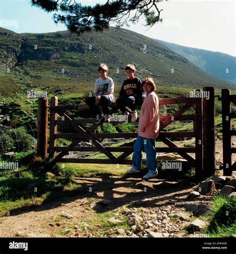 Slieve Donard Co Down Northern Ireland The Mourne Mountains Stock