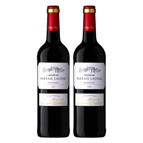 BARTON & GUESTIER CHATEAU BARRAIL-LAUSSAC BORDEAUX ROUGE x2 - Wine Talk