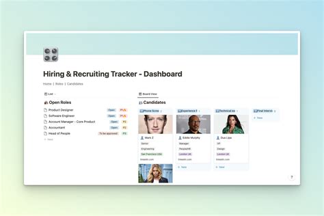 Hiring Recruiting Tracker Notion Template Notion Everything