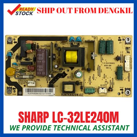 Sharp Lc Le M Lc Le M Powerboard Power Supply Board Original