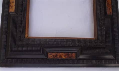 Frame Guilloche Ebonized Wood With Burr Walnut Inserts Catawiki