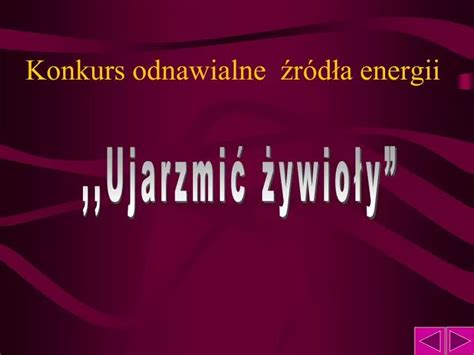 Ppt Konkurs Odnawialne R D A Energii Powerpoint Presentation Free