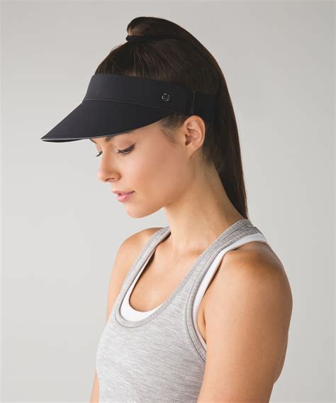 Lululemon Fast Paced Run Visor Black First Release Lulu Fanatics