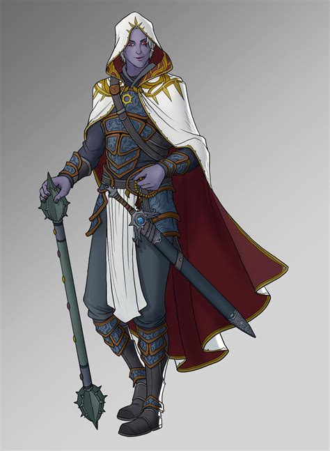 Oc A Drow Cleric Rcharacterdrawing