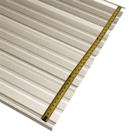 Metal Sales 12 Ft Classic Rib Steel Roof Panel In Galvalume 2313441 The Home Depot In 2020