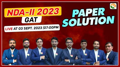 Nda Gat Paper Solution Nda Gat Exam Analysis Nda