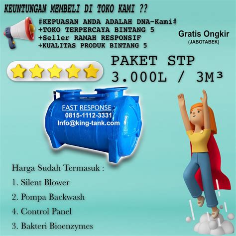 Jual Tangki Stp Ipal Biotech Liter M Shopee Indonesia