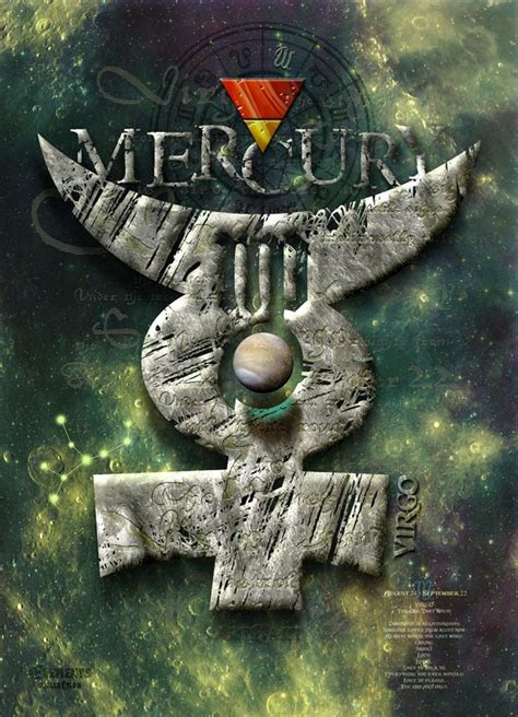 Virgo / Mercury / Earth sign canvas print | Zodiac signs elements ...