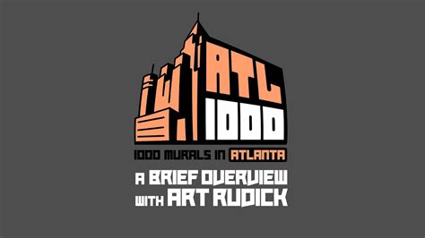 Atl Atlanta Street Art Map S Art Rudick Youtube