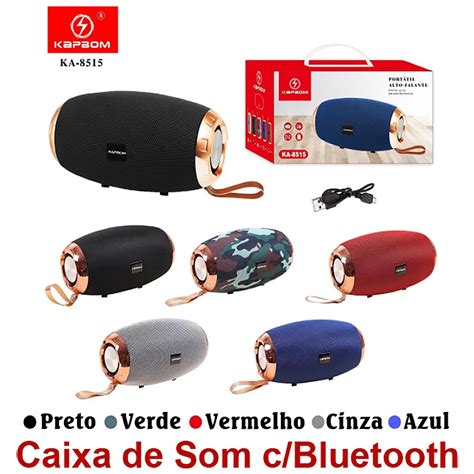 Caixinha De Som Bluetooth Alto Falante Mini Porta Til Prova D Gua Sem