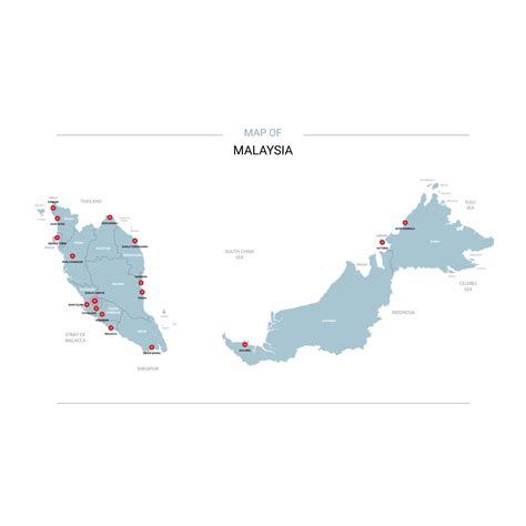 Kelantan Map Vector