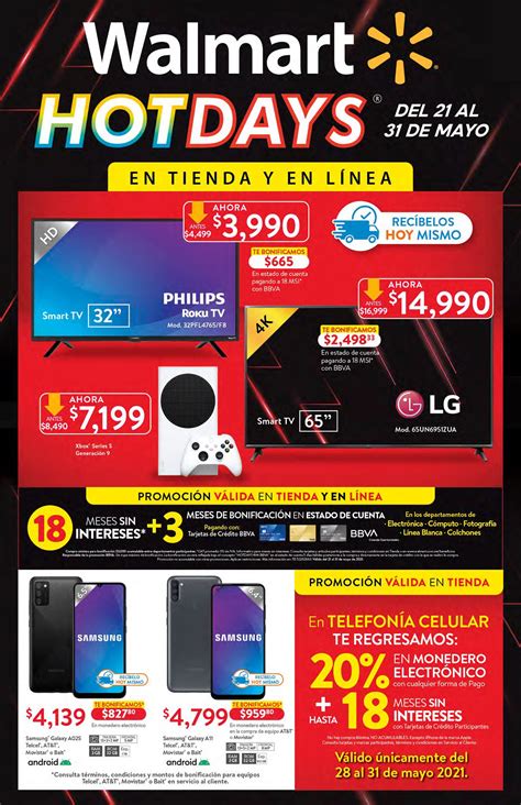 Folleto Walmart Hot Days Del Al De Mayo
