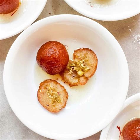 Gulab Jamun Stuffed With Nuts