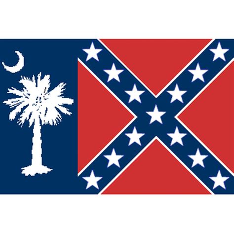 South Carolina with Confederate Battle Flag – Confederate Flag