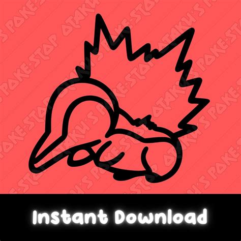 Pokémon Svg Cyndaquil Svg File Svg Outline Cricut Etsy Schweiz