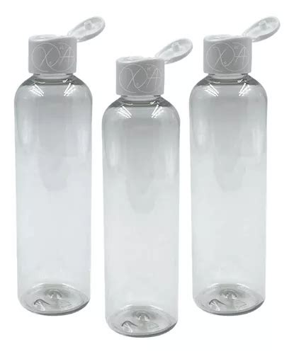 Envases Plasticos 125 Ml Frasco Pet Con Tapa Flip Top X 100