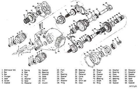 Np208 Transfer Case Parts Diagram