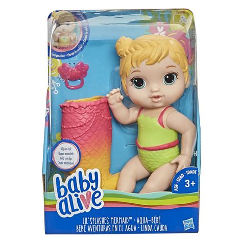 Baby Alive Lil Splashes Mermaid Aqua Bebe Shop Today Get It Tomorrow