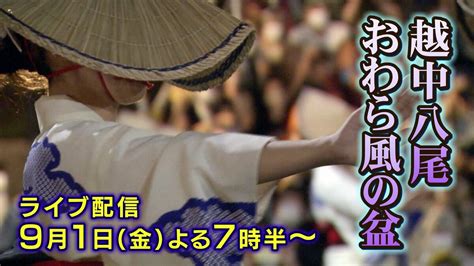 【ライブ】おわら風の盆 優美で涼しげな浴衣姿 坂の町に哀愁帯びた胡弓の調べ ライブ配信は9月1日（金）夜7時半から Tbs News Dig