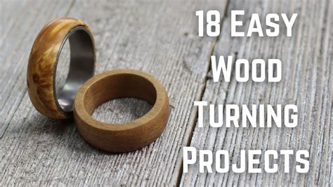 18 Easy Woodturning Projects YouTube