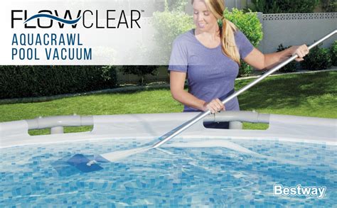 Amazon Bestway Flowclear Aquacrawl Above Ground Outdoor Swimming