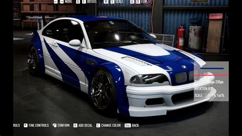 Bmw M3 Gtr Most Wanted Build Nfs Payback Old Version Youtube