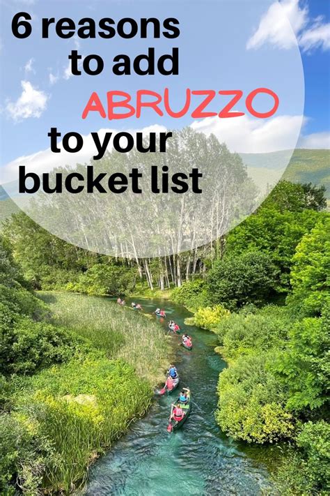 6 Reasons Why You Should Add Abruzzo To Your Bucket List THE CITY