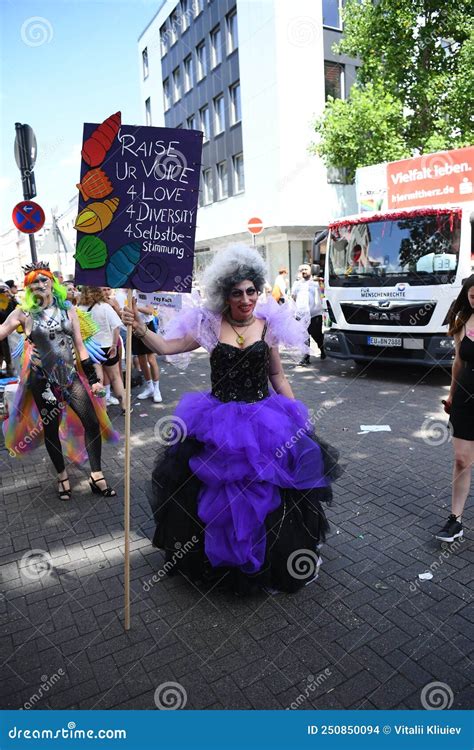 Street Parade Of The Christopher Street Day Editorial Stock Image