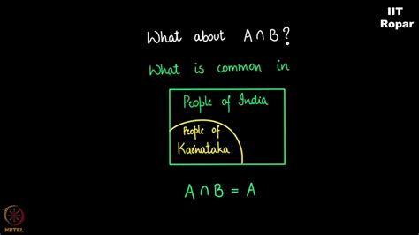 Union And Intersections Of Sets Part Youtube