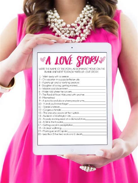 Fun Bridal Shower Games Printable Bridal Shower Games Bridal Shower