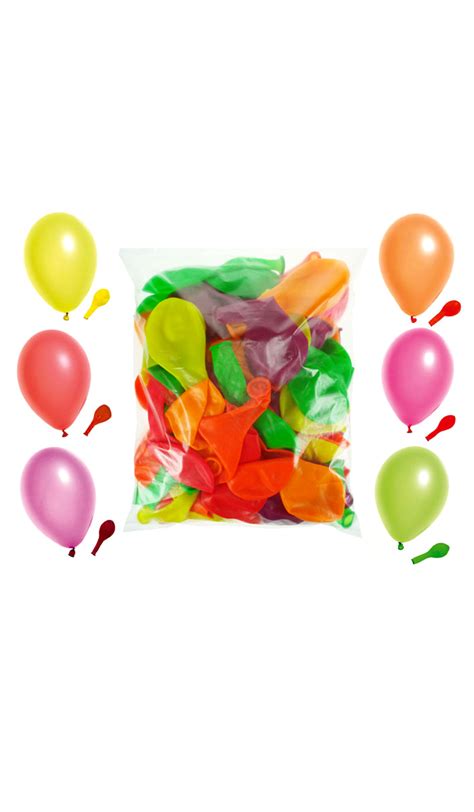 Sachet De Ballons Fluo Multicolores Cm Ballons Rue De La F Te