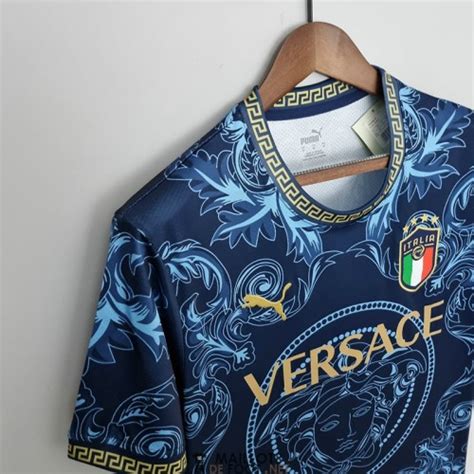 Maillot Italie X Versace Blue 2022 2023 19 50