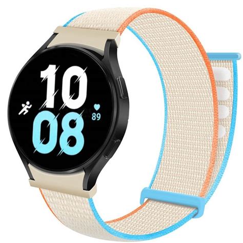 Nylon Armb Nd No Gap Samsung Galaxy Watch Mm Cream Elgiganten