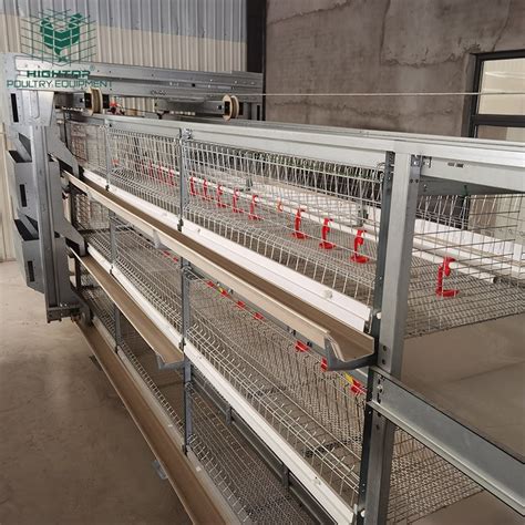 Broiler Farm H Type Tiers Automatic Rearing System Battery Broiler