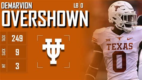 Demarvion Overshown Texas Longhorns Lb Youtube