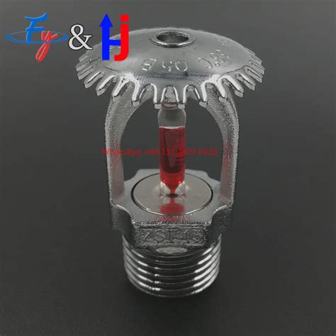 1 2 Inch 68 Degrees Upright Pendent Fire Sprinkler Head For Fire Extinguishing System Protection