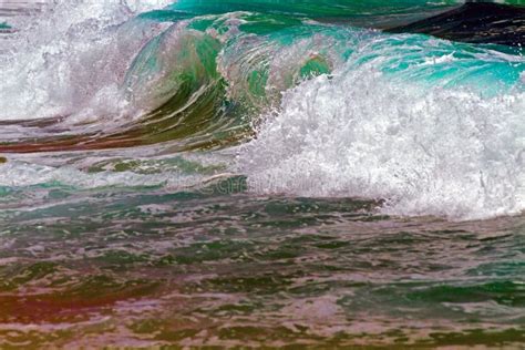 Onda De Oceano Onda Da Ressaca De Quebra Foto De Stock Imagem De