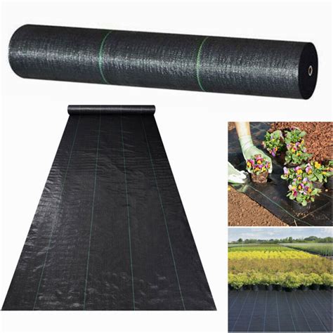 32oz53oz Heavy Duty Weed Barrier Landscape Fabric Woven Garden