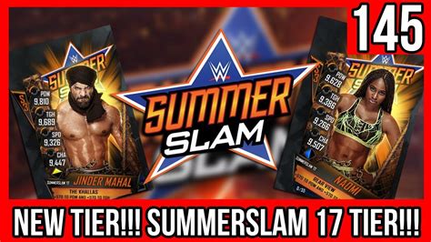 NEW TIER SUMMERSLAM 17 TIER CARDS REVEALED WWE SUPERCARD 145 YouTube